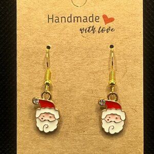 3/$12~Santa Earrings